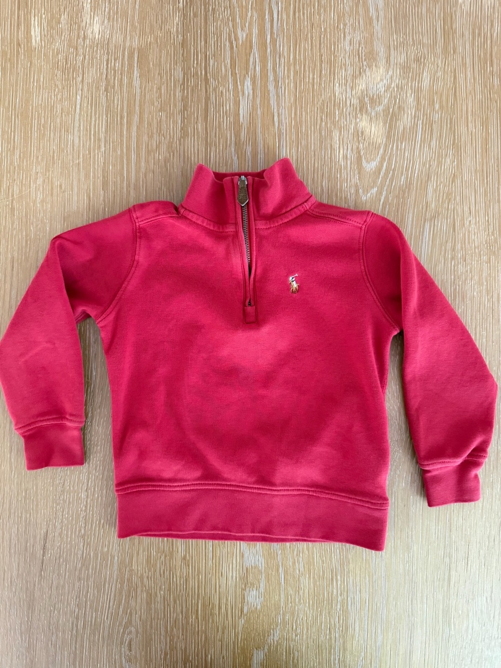 Polo Ralph Lauren Kids Red Zip Sweatshirt